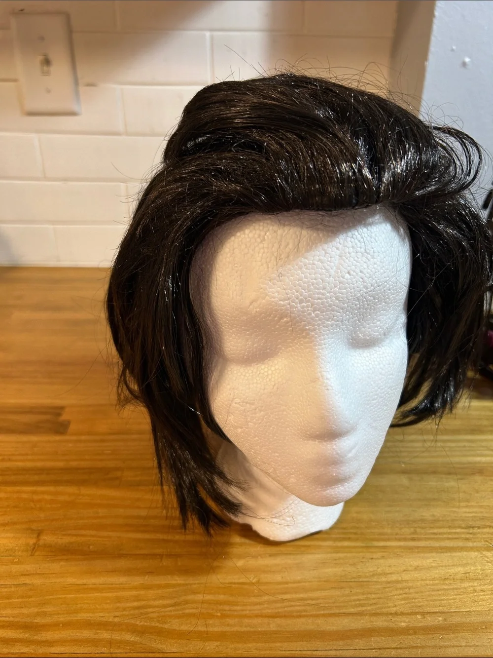 Anime YUR!!! on ICE Katsuki Yuuri Cosplay Wig Short Black
